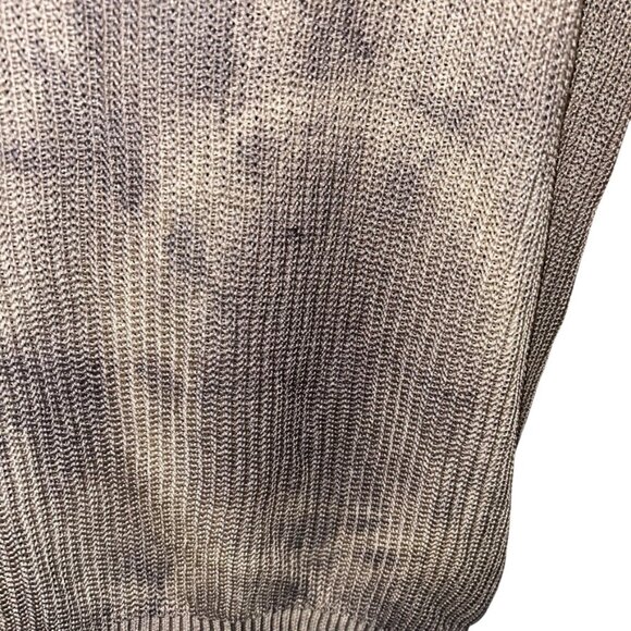 Giorgio Armani Le Collezioni silk HAND DYED One of A Kind ribbed sleevless top M - Picture 3 of 5